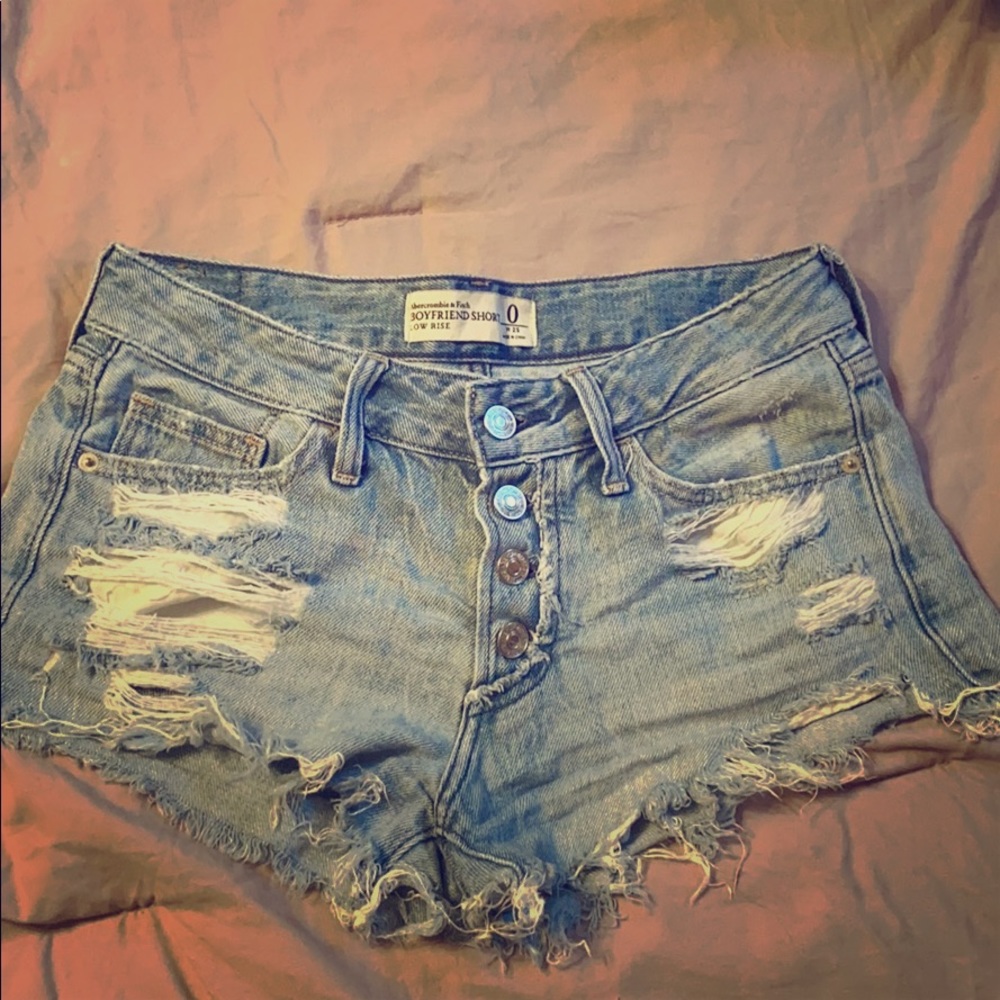 Denim shorts